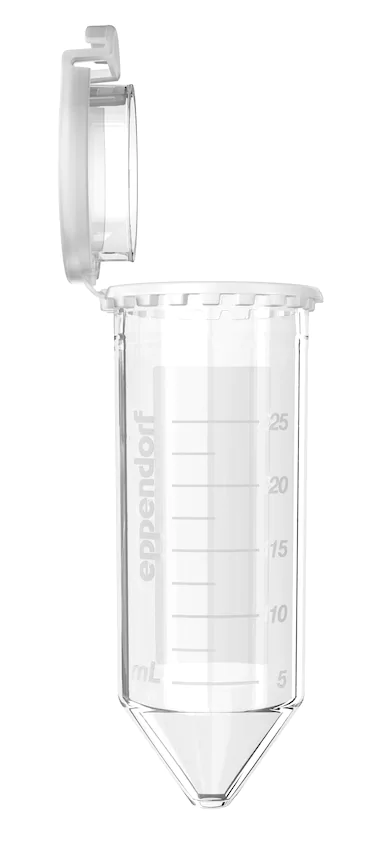 艾本德Eppendorf Conical Tubes 25 mL 帶鎖扣蓋 SnapTec?, 25 mL, 啟動套裝，4  個單離心管架，6  個轉(zhuǎn)子適配器，轉(zhuǎn)子孔可容納 50  mL 錐形管, P