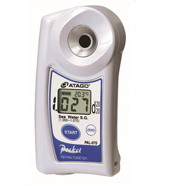 ATAGO(愛拓)便攜式數(shù)顯海水折射計/鹽水濃度計PAL-07S 海水鹽度計(S.G.)