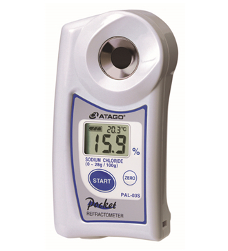 ATAGO(愛拓)便攜式數(shù)顯氯化鈉折射計PAL-03S 氯化鈉 Nacl 濃度計